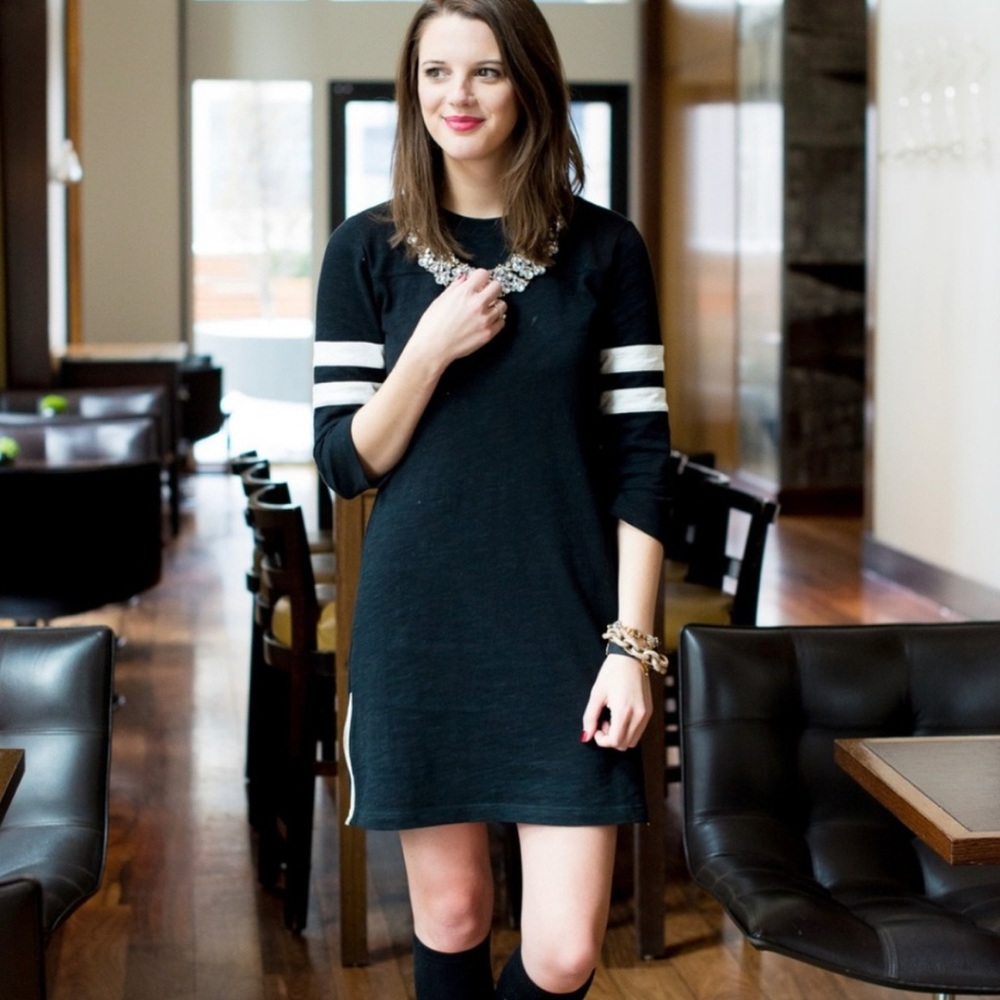 J. Crew Varsity Side Zip Rugby Dress